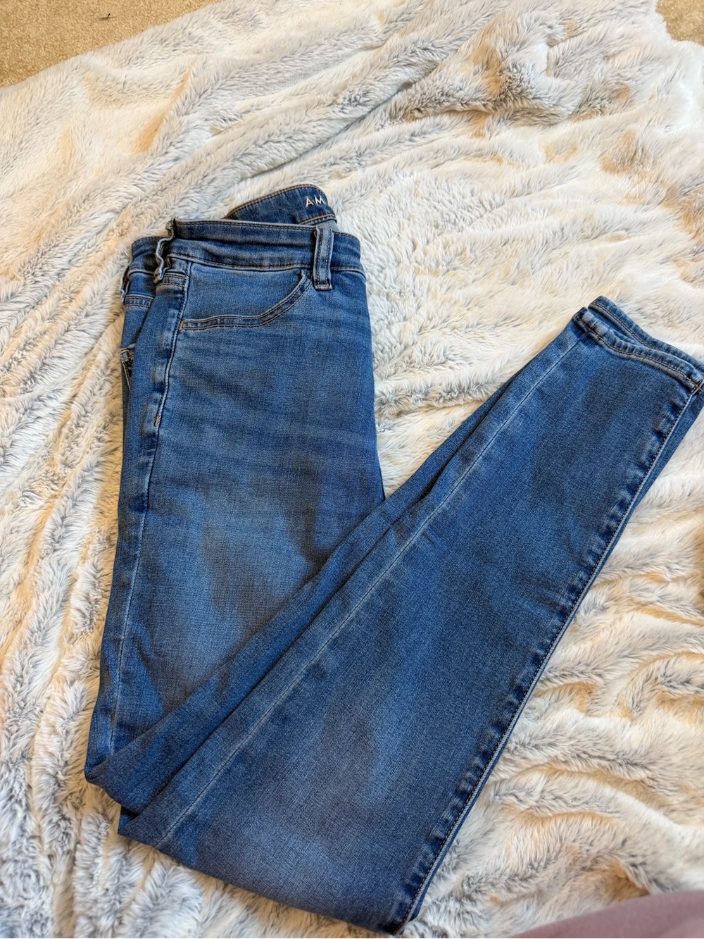 American Eagle Outfitters Blue Skinny Jeans - Women's